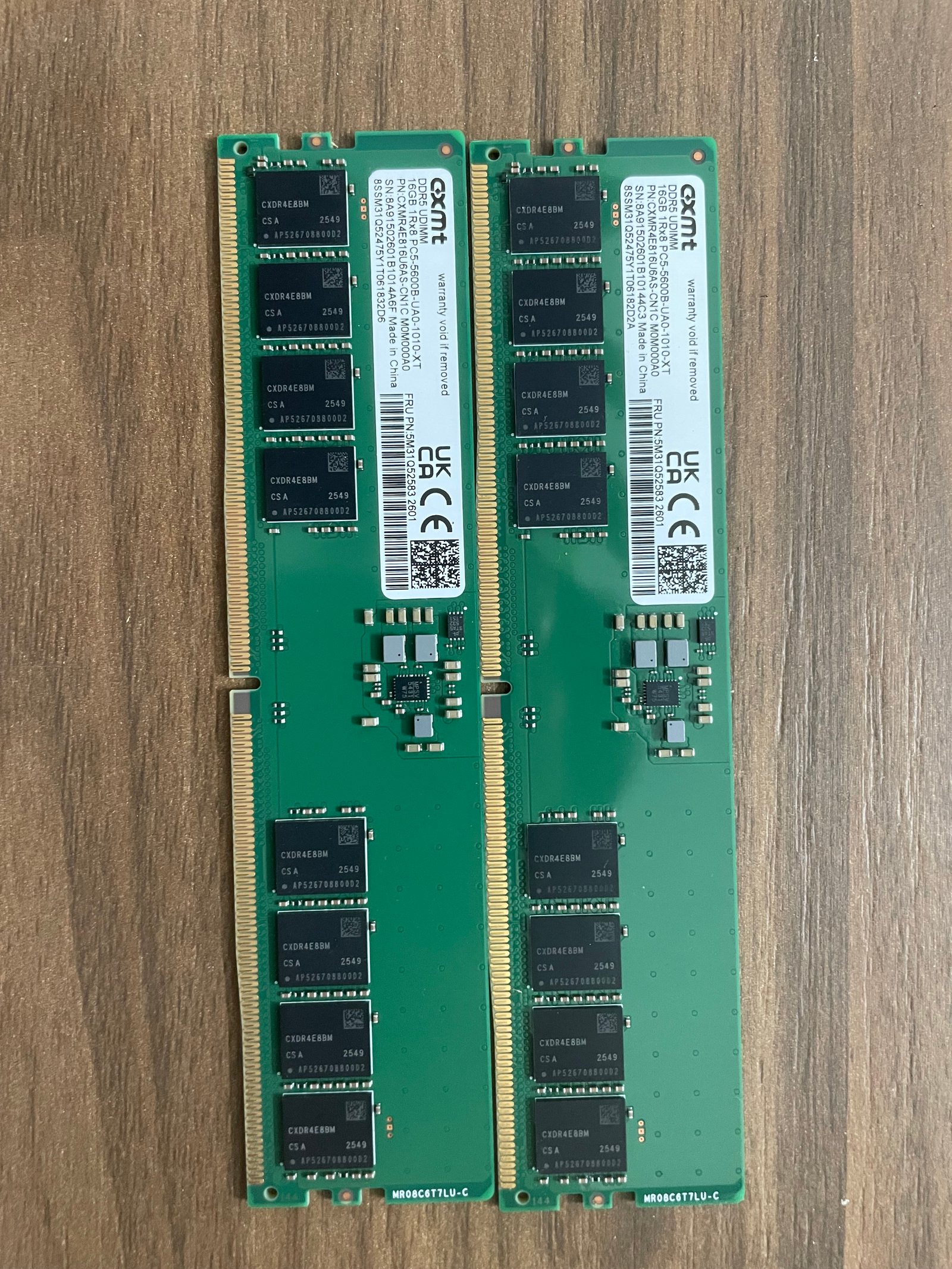 RAM PC DDR5 CXMT 16GB Bus 5600MHz