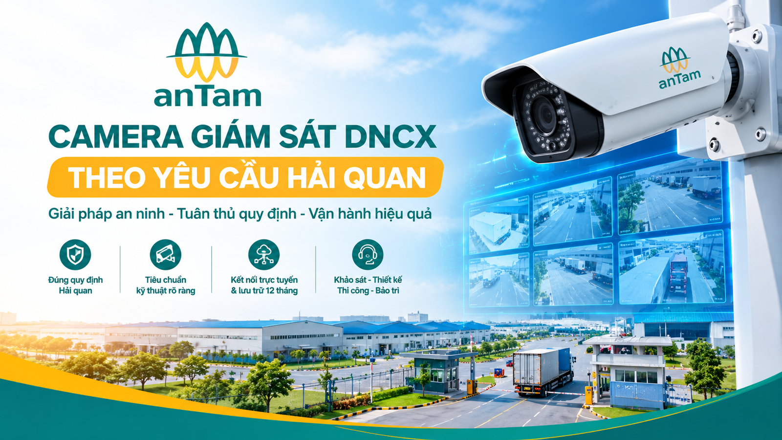 Lắp đặt camera giám sát cho DNCX ,doanh nghiệp cần chuẩn bị gì?