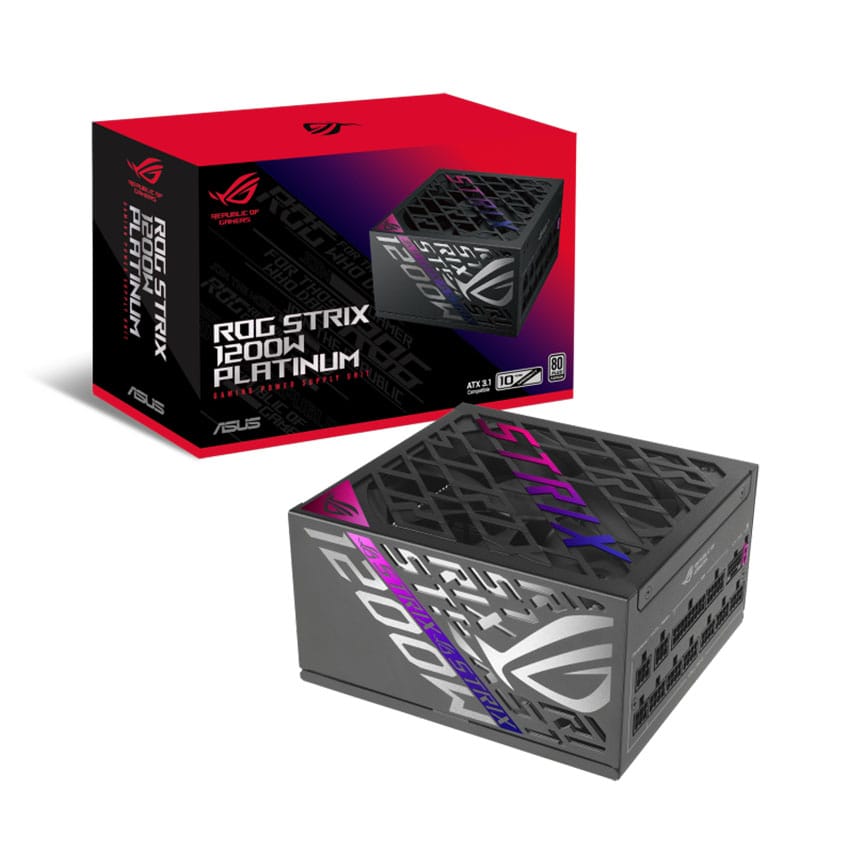 Nguồn Asus ROG STRIX 1200P GAMING - 1200W ( 80+ Platinum/ATX3.1/Full Modular)